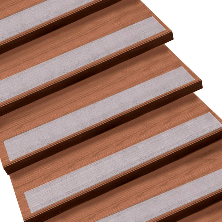 Queta Antirutschstreifen Treppe Set Rutschfest Stufenmatten Transparent Rutsch Streifen Treppenstufe