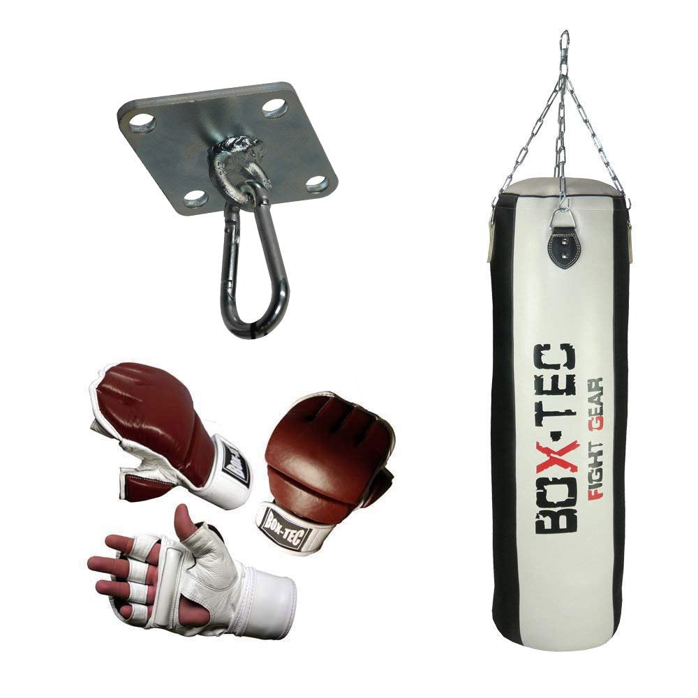 BOX-TEC Boxsack/Punching Bag Studioline 120cm, gefüllt, Black & White - Edition, Cuba