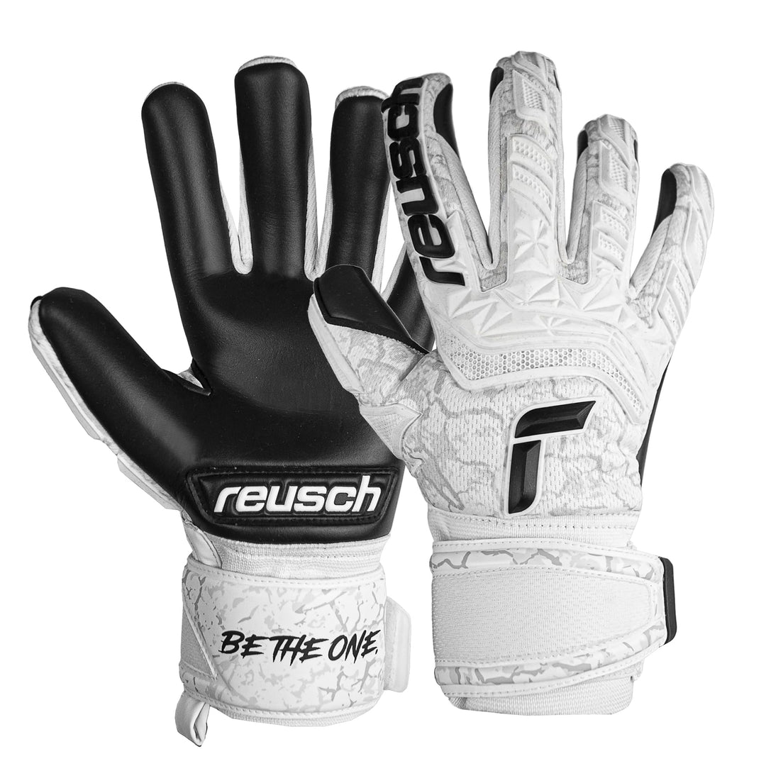 Reusch Attrakt Freegel Infinity Unisex Torwarthandschuhe mit Innennaht Schnitt und Grip Infinity Bel
