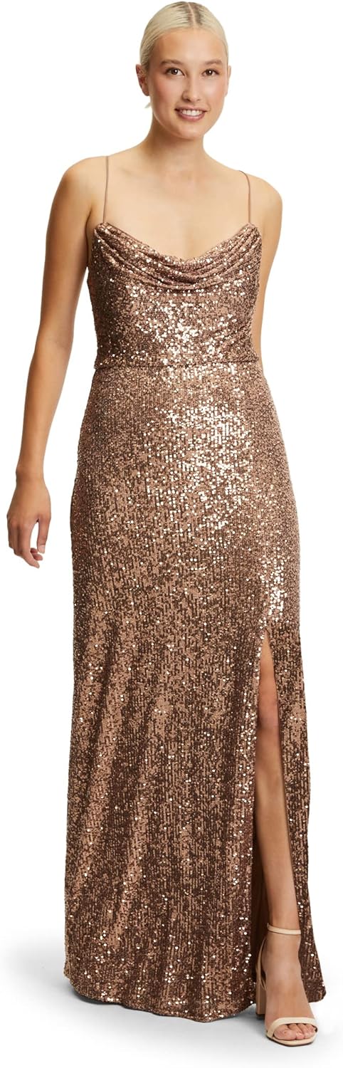 Vera Mont Vera Mont Damen 8641/4478 Kleid, Cream/Gold, 32