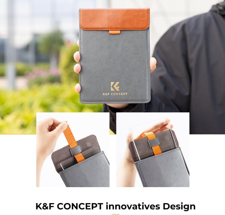 K&F Concept 4 x 5,65" UV Filter,Dicke 4mm Rechteckfilter quadratischer UV Filter für Aussenaufnahmen