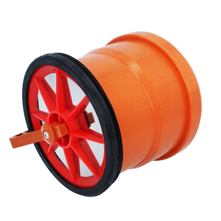 PEŠTAN Froschklappe Rückstauklappe Ø DN 110 mm Orange | Auslaufstück Für HT KG Dränage Rohr Kanal |