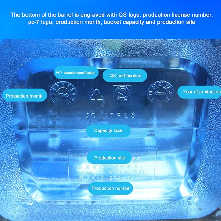 RUYI Wasserkanister mit Hahn und Schraubdeckel, Camping Wasserkanister BPA-frei Trinkwasserkanister,