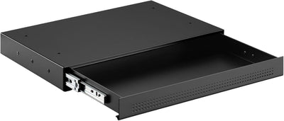 CAVO Dokumentenschublade aus Stahl 410 x 272 mm schwarz, Schreibtischschublade Unterbauschublade, 41