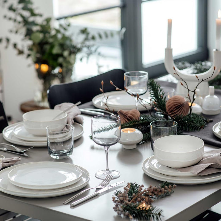 like. by Villeroy & Boch – Winter Glow Weinkelch-Set 2tlg., brilliantes Kristallglas, Weingläser mit