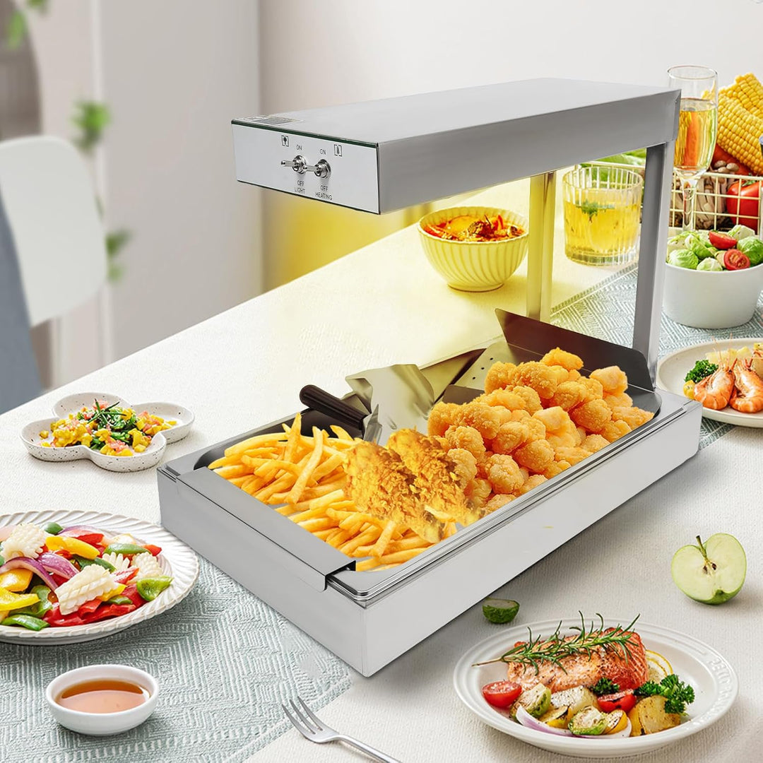 Pommes Frites Wärmestation Pommes Frites Wärmelampe für die Lagerung gebratener Lebensmittel wie Pom