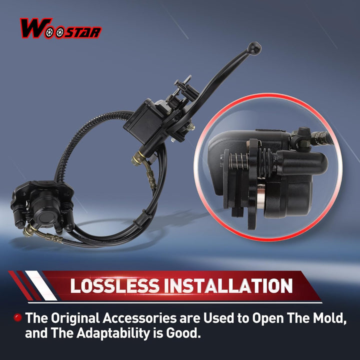 WOOSTAR Links Hydraulik Hauptbremszylinder Bremssattel Ersatz für Taotao Sunl Baja 50ccm 70ccm 90ccm