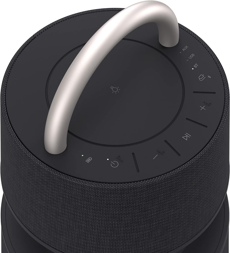 LG Electronics XBOOM 360 DRP4B, tragbarer Bluetooth-Lautsprecher (120 Watt, 360 Grad Sound, Beleucht