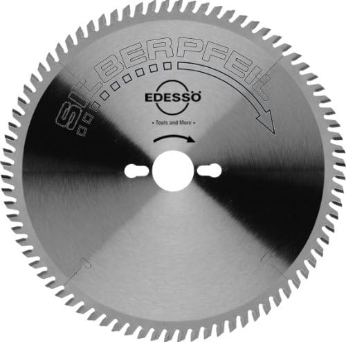 Edessö 53525030 HM-Kreissägeblatt Präzision Silberpfeil 2 KNL HW 250x3,2/2,2x30 Z=80 VW, silber
