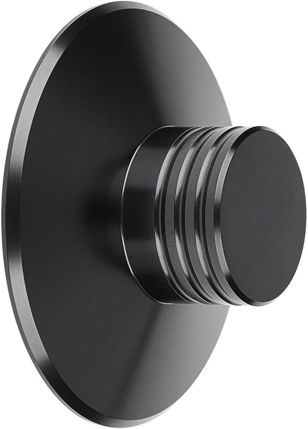 Schwarze Rekord -Gewichtsklemme Plattenspieler Metallscheibenstabilisator Schwarzer (Black), BLACK