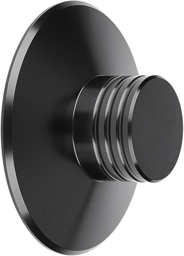 Schwarze Rekord -Gewichtsklemme Plattenspieler Metallscheibenstabilisator Schwarzer (Black), BLACK