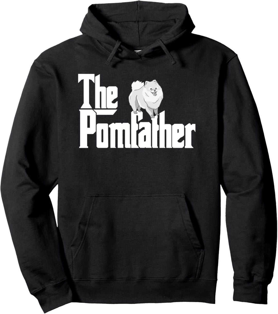 Der Pomfather - Pom Father Lustiger Hund Papa Pommerscher Pullover Hoodie