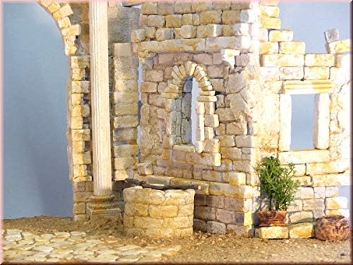 menta-modellbau Krippenbausatz Palmyra Krippenbau Orientalische Weihnachtskrippe Krippenstall Krippe