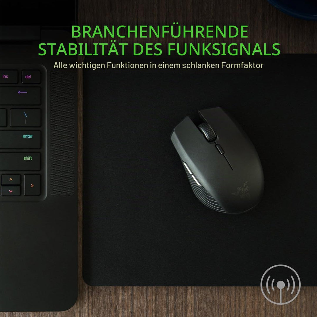 Razer Atheris - Kabellose Gaming und Office Maus (280 Stunden Batterie-Laufzeit für wireless Arbeite