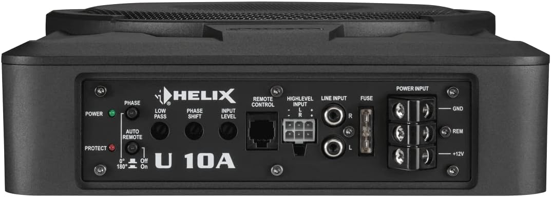 Helix U 10A - 25cm Auto Aktiv Unterbau/Untersitz/Underseat Gehäuse Subwoofer/Basskiste/Bassbox - 360