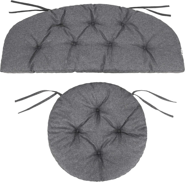 PillowPrim Kissen für Rattangarnitur, Rattangruppe, Bankauflagen Kissen Set Freizeit Kissen Polster