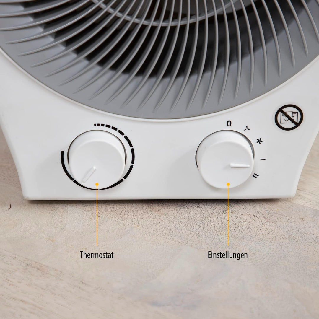 Tristar KA-5140 2-in-1 - Elektrische Heizung und Ventilator - 4 Einstellungen - 2.000 W - Zusatzheiz