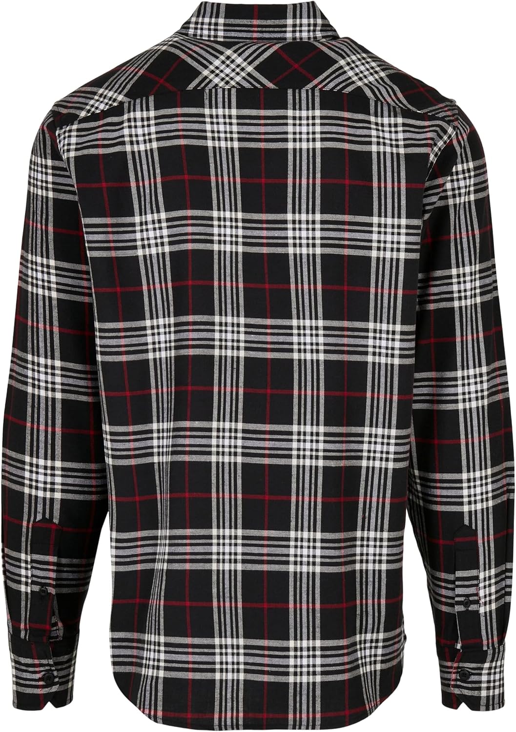 Urban Classics Herren Classic Checked Shirt Hemd S Black/Red, S Black/Red