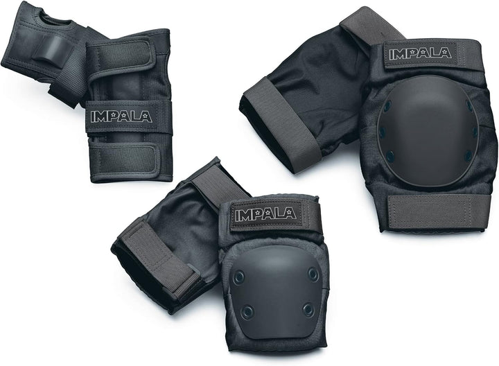 Impala Skate – Schutzausrüstung für Rollerskate und Skateboard XL Schwarz, XL Schwarz