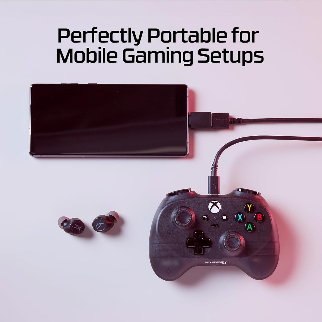 HyperX Clutch Tanto Mini Gaming-Controller mit Kabel für Xbox One, Xbox Series X|S, Windows 10/11, S
