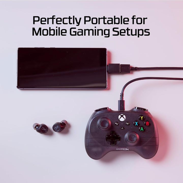 HyperX Clutch Tanto Mini Gaming-Controller mit Kabel für Xbox One, Xbox Series X|S, Windows 10/11, S