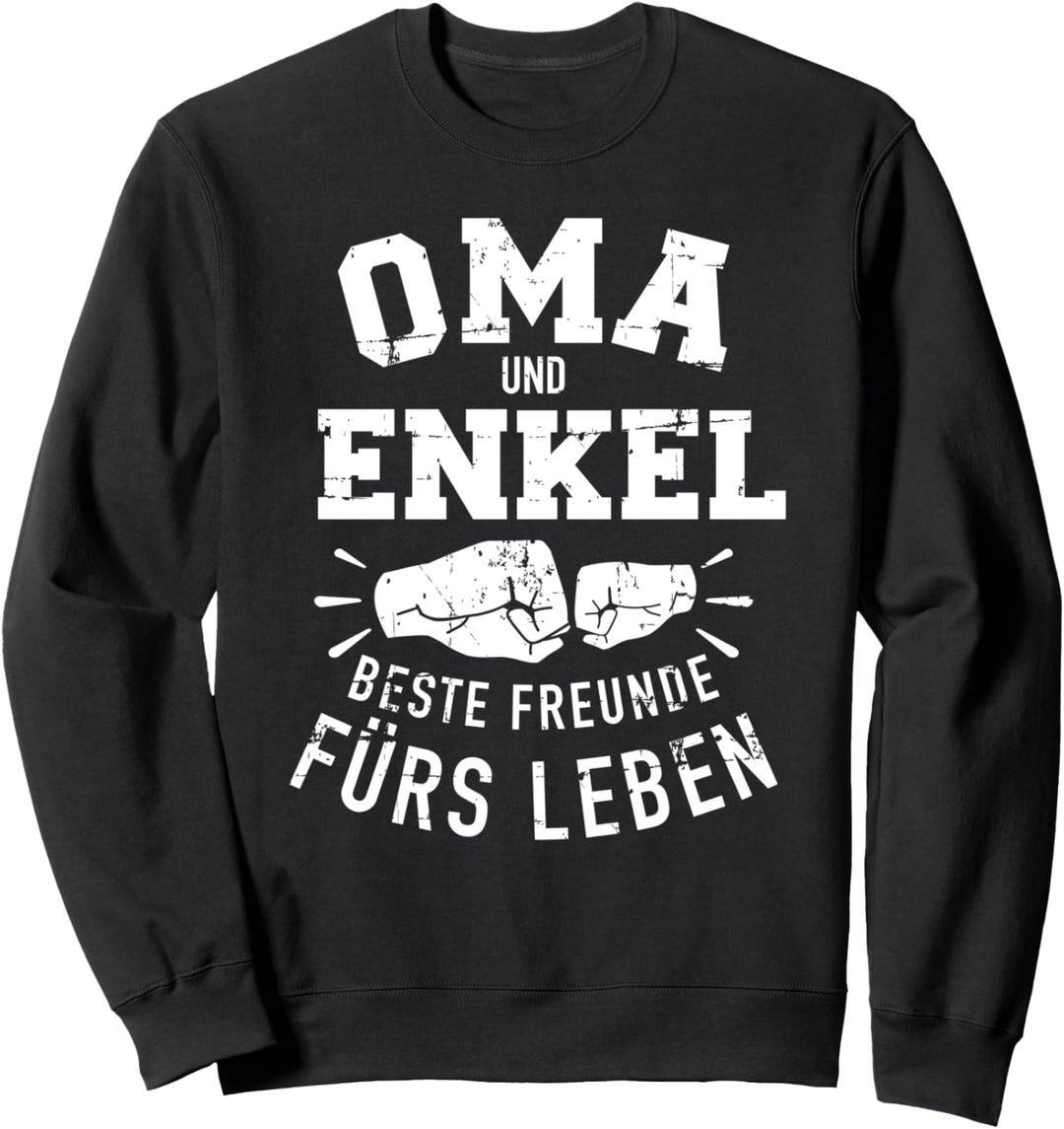 Oma und Enkel beste Freunde fürs Leben Sweatshirt