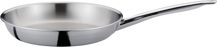 Spring 0414856032 Brigade Premium Bratpfanne, Edelstahl, silber, 5,5 x 35 x 58 cm 32 cm D, 32 cm D