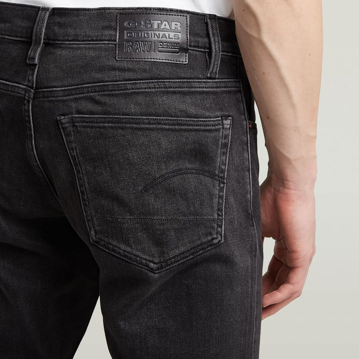 G-STAR Herren 3301 Slim Jeans 24W / 28L Schwarz (Antic Charcoal 51001-b479-a800), 24W / 28L Schwarz