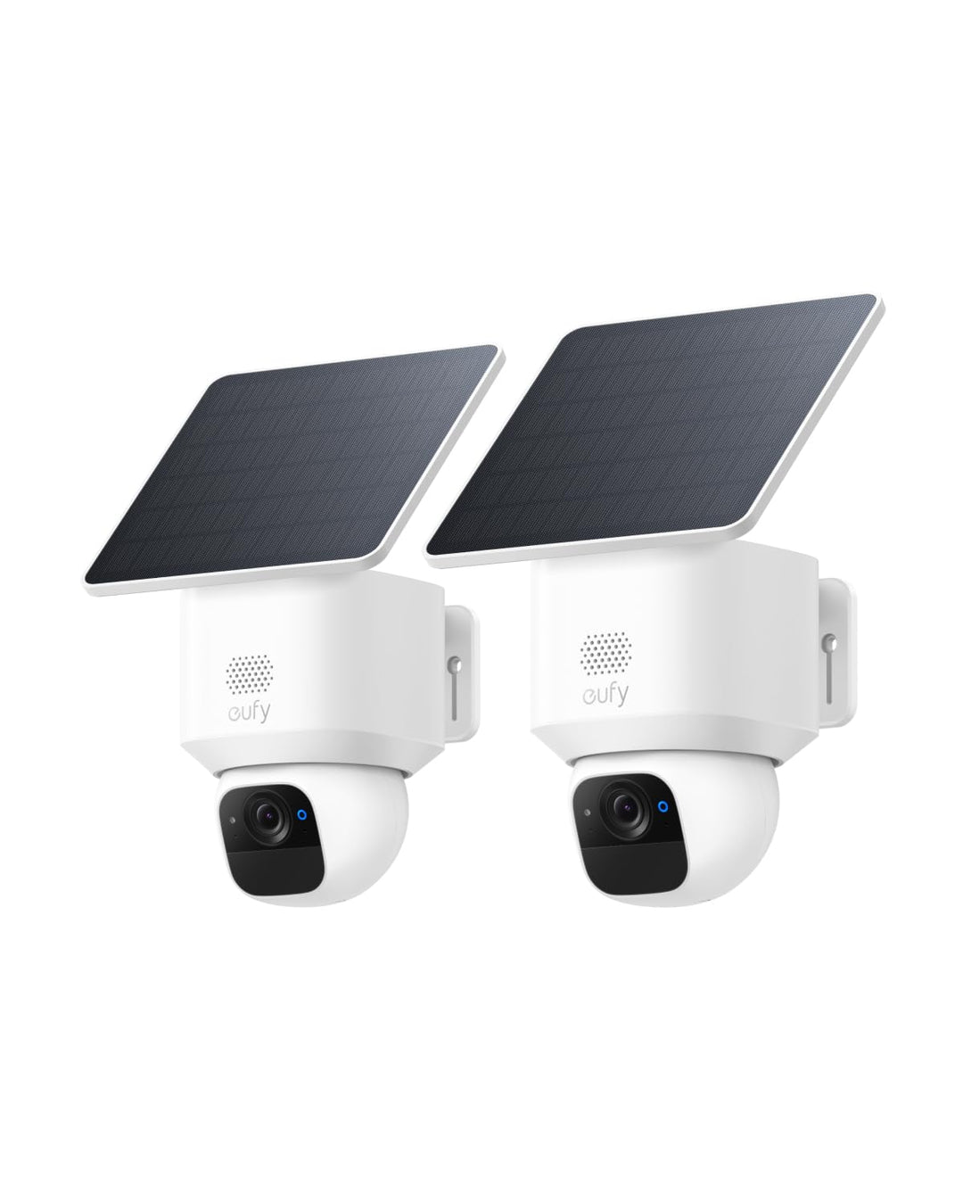 eufy eufyCam Solo E30, 2er-Pack, Solar Überwachungskamera, 360° Schwenk, KI-Tracking, 2K-Qualität, K