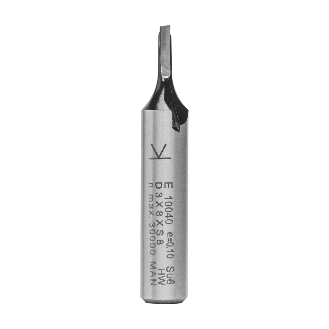 ENT 10200 Nutfräser VHW, Schaft (S) 6 mm, Durchmesser (D) 2 mm, NL 6 mm, SL 32 mm, GL 43 mm D=2 / NL