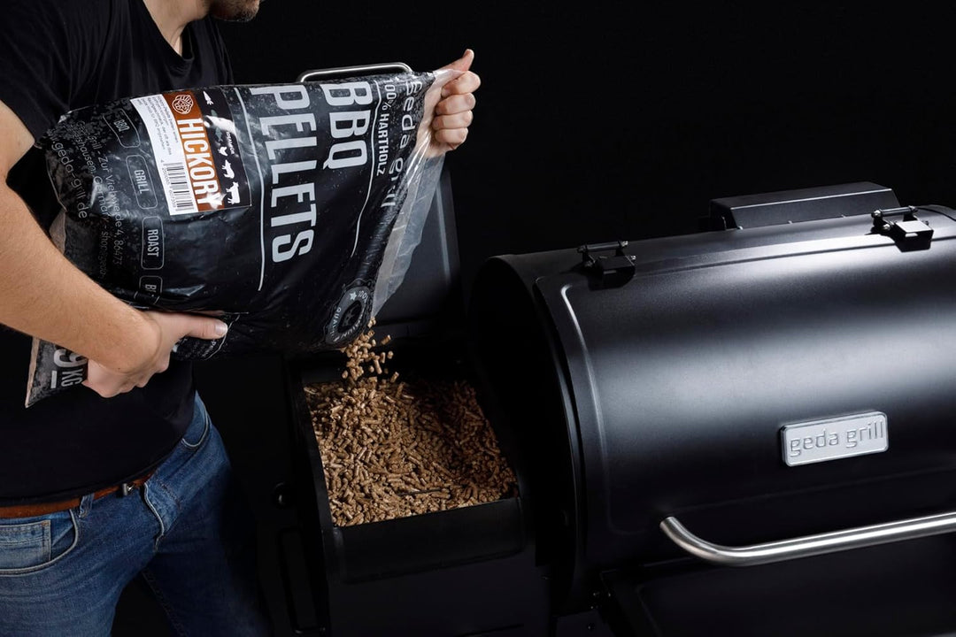 GEDA Grill 100% Hartholz Pellets, Grillpellets BBQ Pellets für Pelletsmoker, Pizzaofen, Räucherofen