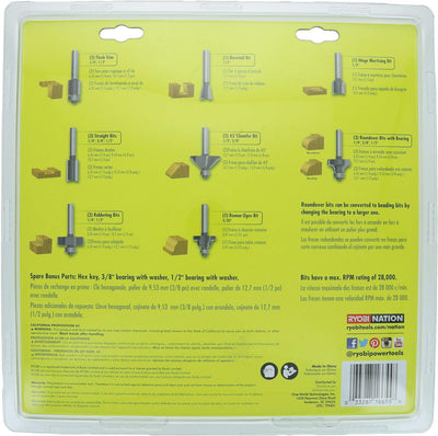 Router Bit Set (15-Piece) by