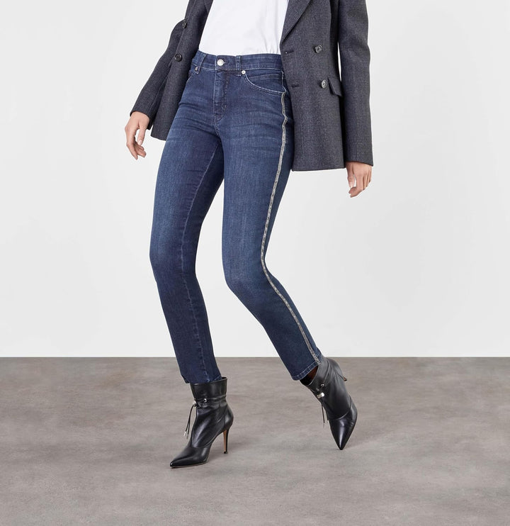 Mac Damen Jeans Melanie Feminine Fit darkblue (83) 38/34