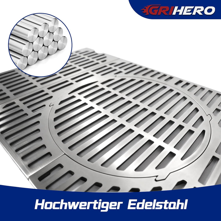 Edelstahl Switch Grid Rost-In-Rost System Mit Enders Boston 3, Landmann Triton 3 & 4, Barbecook Manu