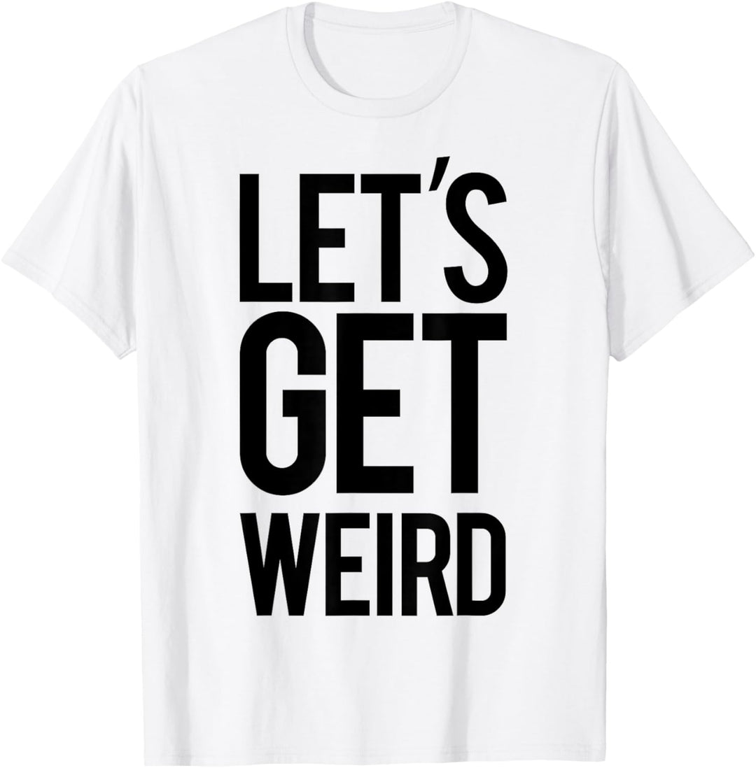 Little Mix – Black Let's Get Weird Front Back Print T-Shirt