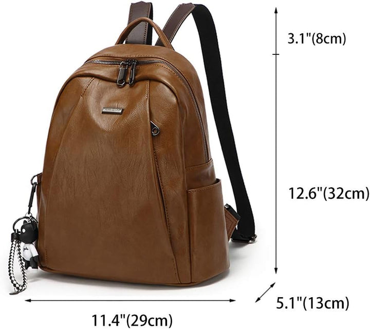 BUKESIYI Damen Tasche Rucksack Handtasche Frauen Backpack Klein Anti Diebstahl Schulrucksack Laptop