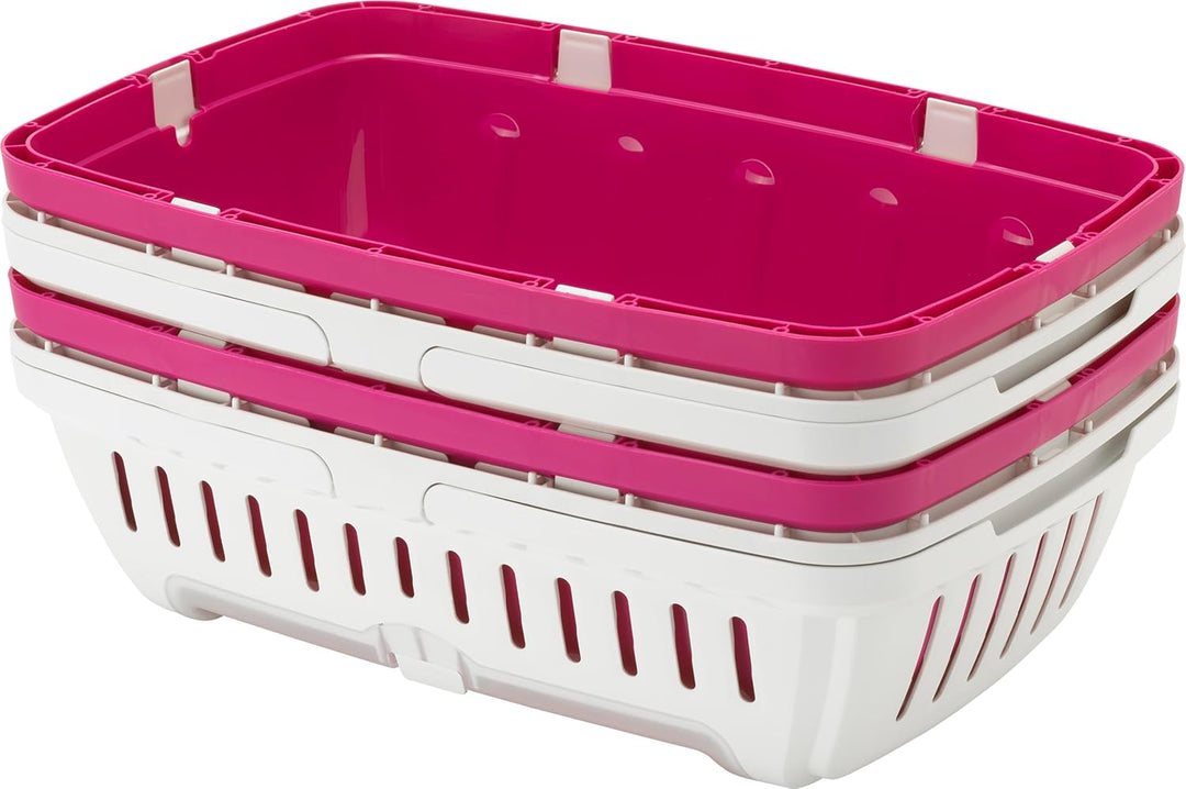 Flamingo 210151 Transportbox Nager Lizzie Rosa L 26x40x23 cm
