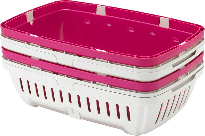 Flamingo 210151 Transportbox Nager Lizzie Rosa L 26x40x23 cm