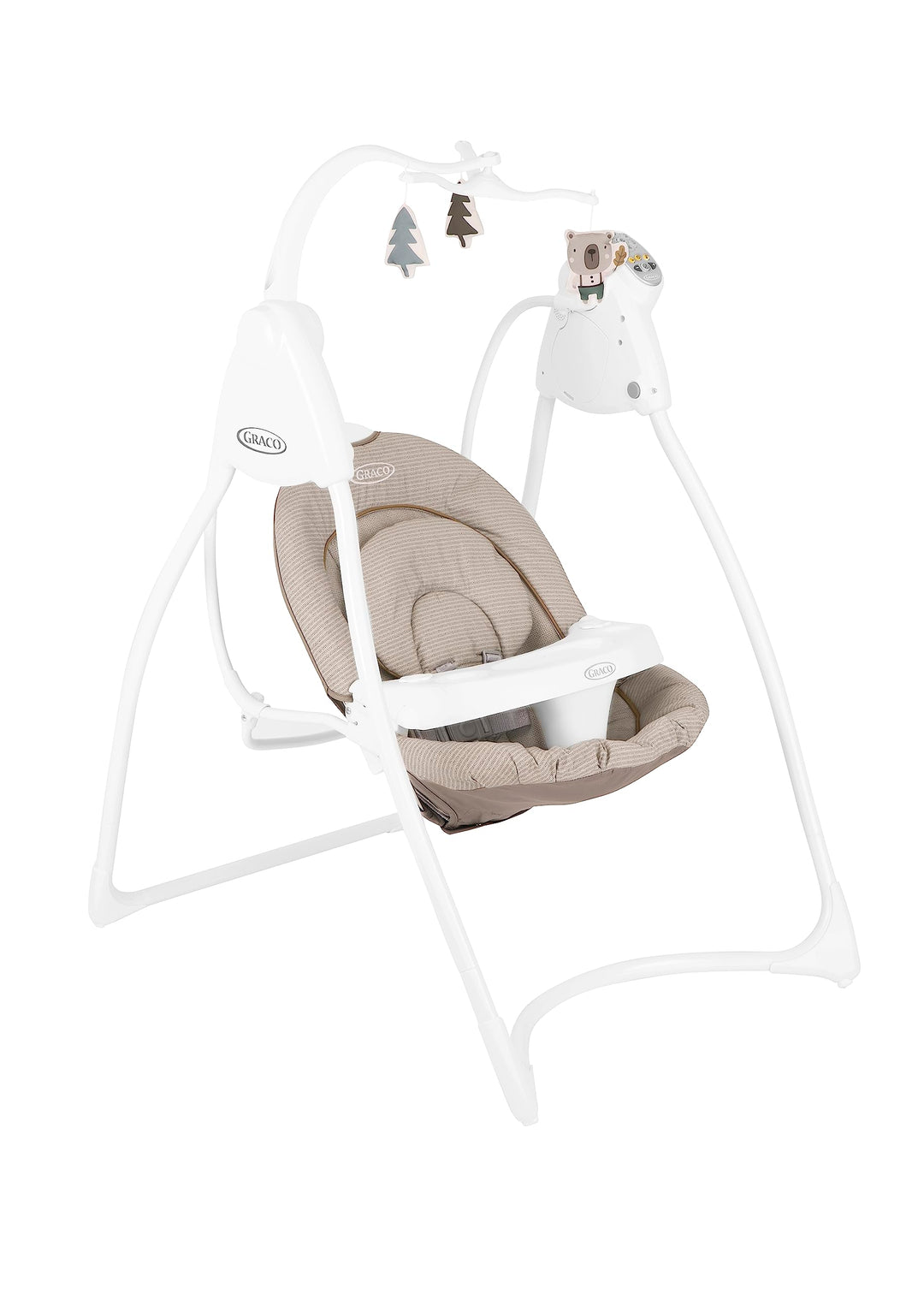 Graco Lovin' Hug™, elektrische Babyschaukel, ab Geburt bis ca. 9 Monate (9 kg), inkl. Spielbügel, Mu