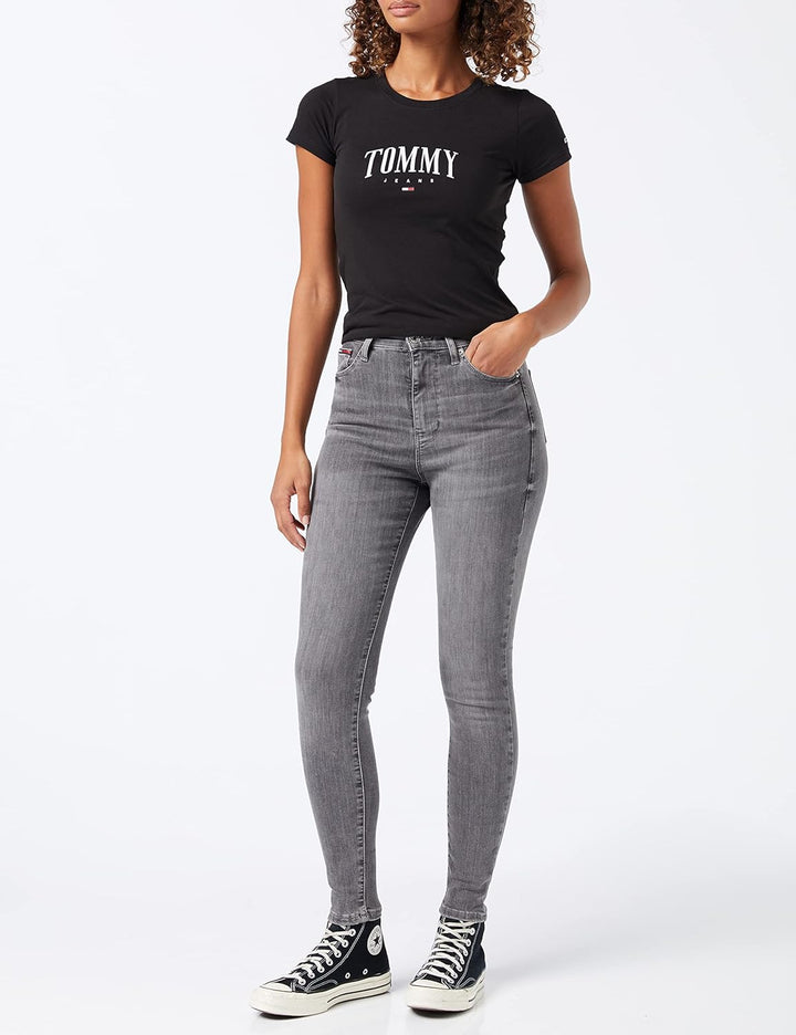 Tommy Jeans Damen Hosen 24W / 32L Denim, 24W / 32L Denim