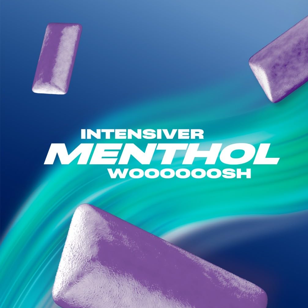 Airwaves Cool Cassis, Zuckerfreie Kaugummi-Dose, Mit Menthol Frische, 6 Dosen mit je 50 Dragees Cool