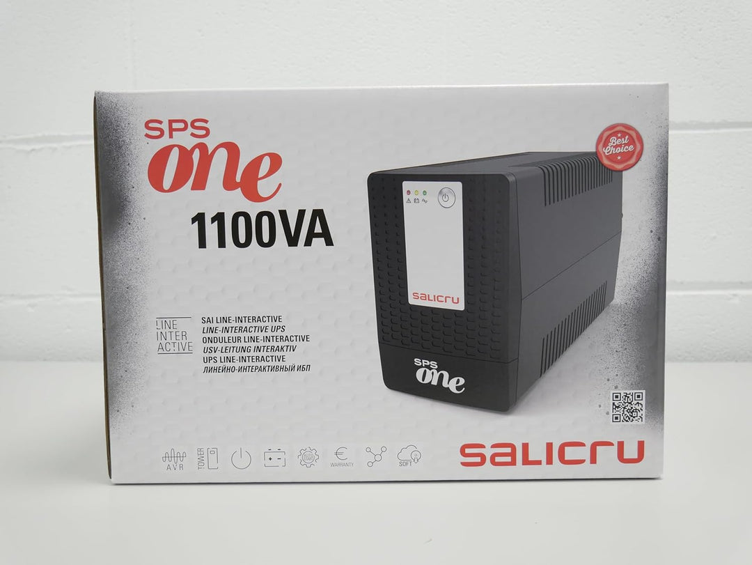 Salicru SPS 1100 ONE BL SAI Línea Interactiva Con 4 Salidas Schuko 1100VA 600W