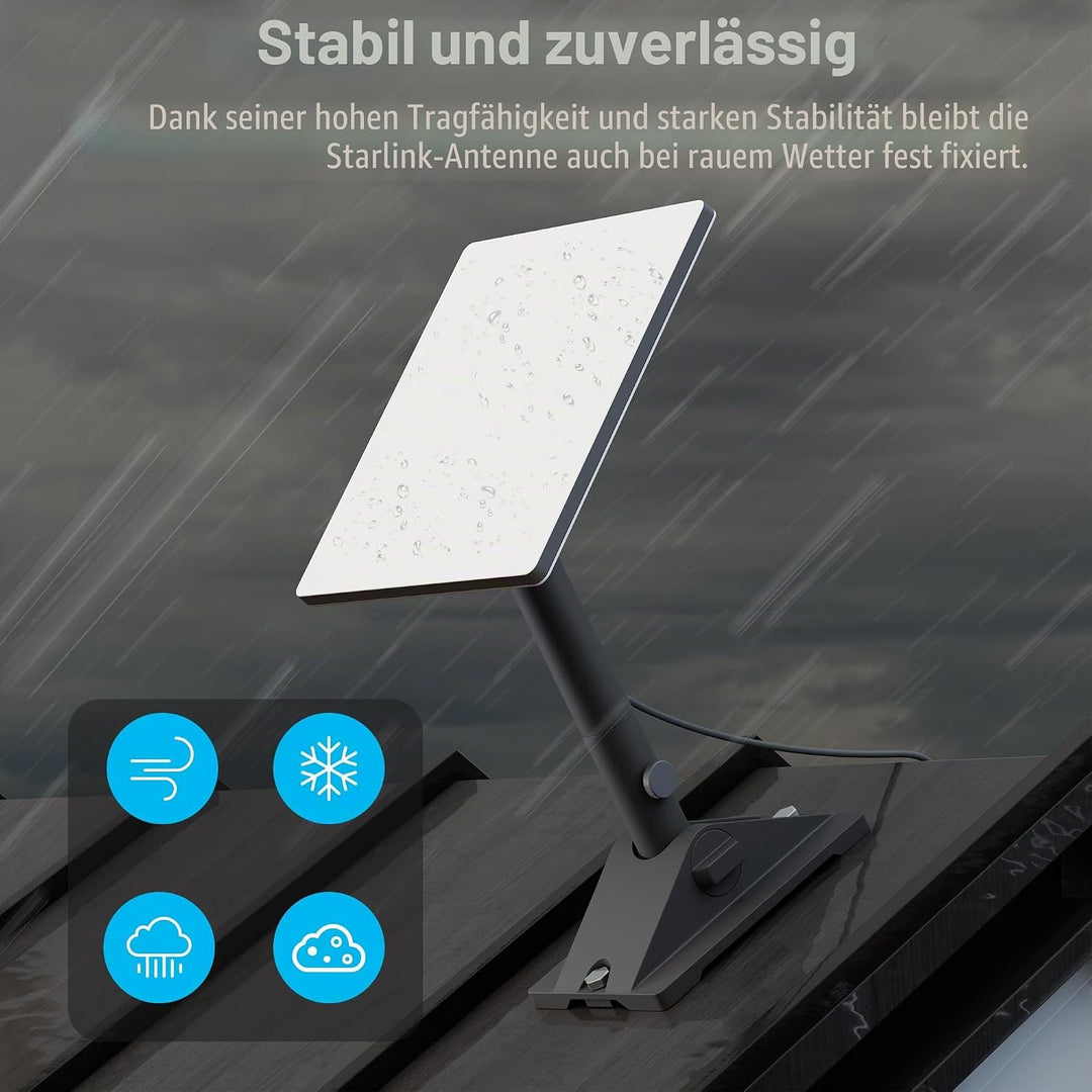 Joinfworld Starlink Gen 3 Halterung,360° Verstellbare V3 Starlink Wandhalterung,starlink mini halter