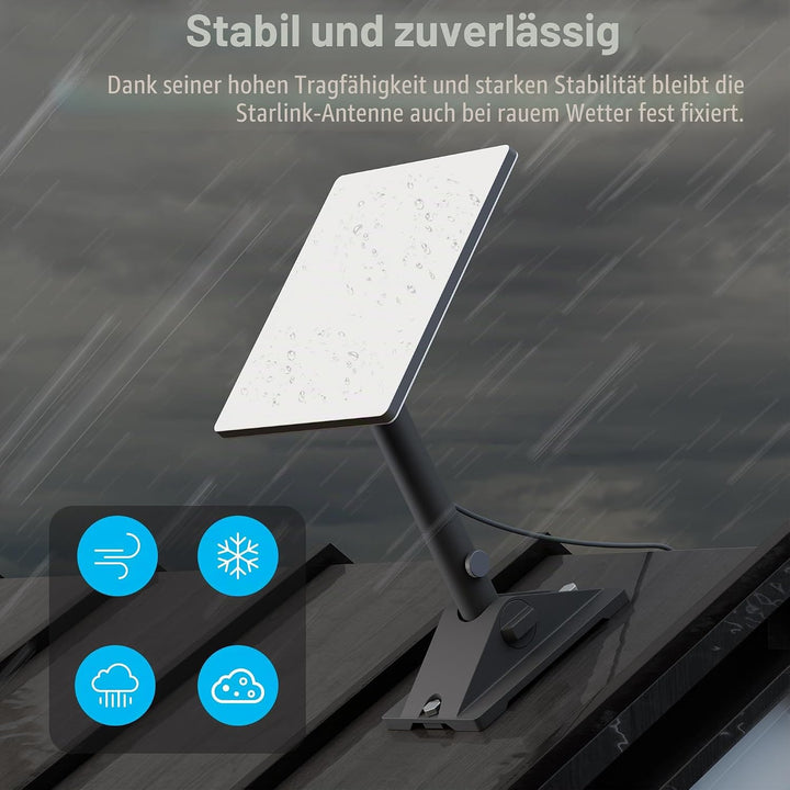 Joinfworld Starlink Gen 3 Halterung,360° Verstellbare V3 Starlink Wandhalterung,starlink mini halter