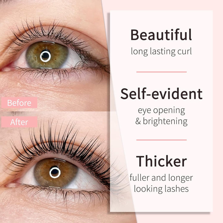 ICONSIGN Lash Lift Kit (2. Generation), Professionelles semipermanentes Wimpernverlängerungsset für