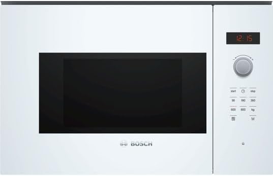 Bosch BFL523MW1F, Serie 4, Mikrowelle, Einbaugerät, Weiss