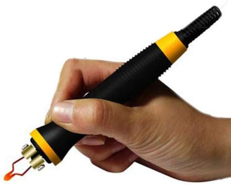 Seababyhouse 60W Professionelles Holzbrenner Werkzeug für Brandmalerei Dual Pen Brandmalerei Bastels