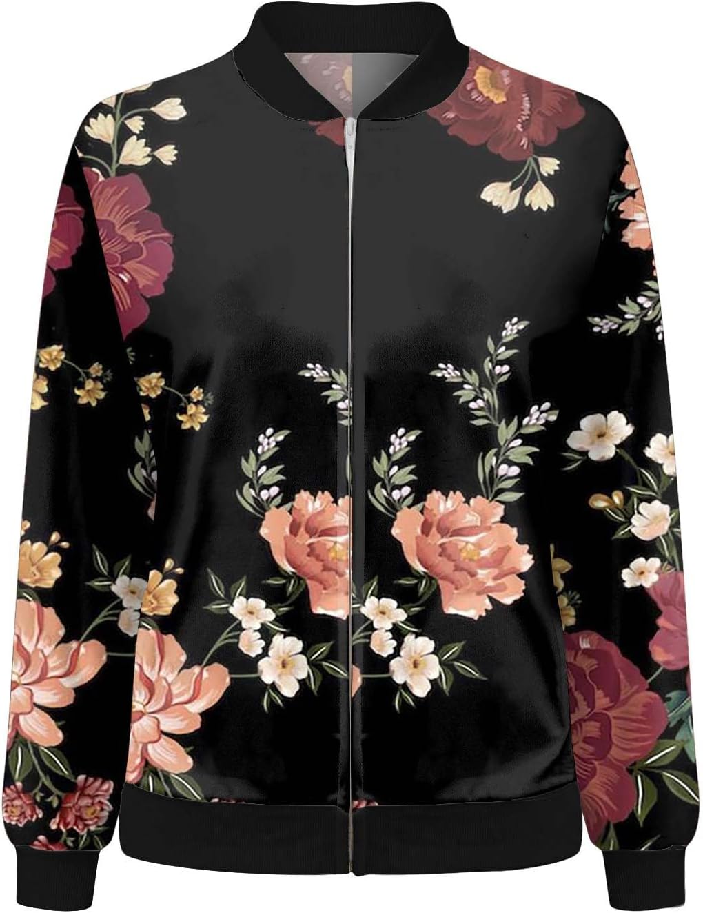 Sommerjacke Damen Kurze Bomberjacke Winter Frauen Blouson Jacke Dünne Kurzjacke Basic Pilotenjacke F