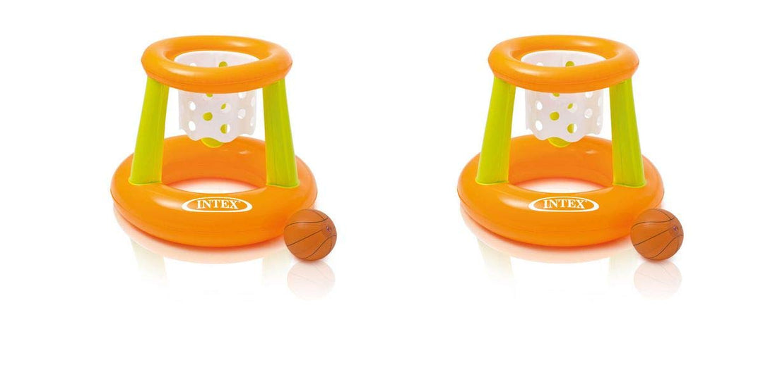 Intex Wasserspiel Floating Hoops, Mehrfarbig, Ø 67 x 55 cm 2 Stück Floating Hoops - Spiel, 2 Stück F