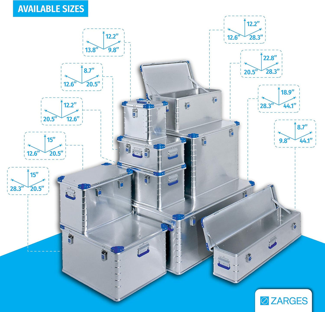 Relags Box Zarges Eurobox - 415 Liter, Silber, 415 L, 407090, 415 L